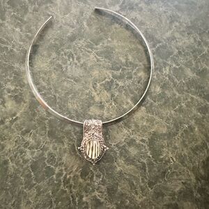 Elegant Silver and Gold Women's Necklace